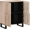 vidaXL - Dressoir - 60x34x75 - cm - massief - mangohout