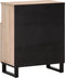 vidaXL - Dressoir - 60x34x75 - cm - massief - mangohout