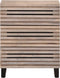 vidaXL - Dressoir - 60x34x75 - cm - massief - mangohout - wit