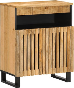 vidaXL - Dressoir - 60x34x75 - cm - massief - ruw - mangohout