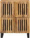 vidaXL - Dressoir - 60x34x75 - cm - massief - ruw - mangohout
