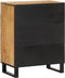 vidaXL - Dressoir - 60x34x75 - cm - massief - ruw - mangohout