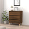 vidaXL - Dressoir - 60x35x69 - cm - bewerkt - hout - bruin - eikenkleur