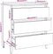 vidaXL - Dressoir - 60x35x69 - cm - bewerkt - hout - gerookt - eikenkleurig