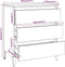 vidaXL - Dressoir - 60x35x69 - cm - bewerkt - hout - grijs - sonoma - eikenkleurig