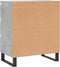 vidaXL - Dressoir - 60x35x70 - cm - bewerkt - hout - betongrijs