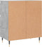 vidaXL - Dressoir - 60x35x70 - cm - bewerkt - hout - betongrijs