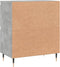 vidaXL - Dressoir - 60x35x70 - cm - bewerkt - hout - betongrijs
