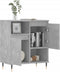 vidaXL - Dressoir - 60x35x70 - cm - bewerkt - hout - betongrijs