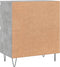 vidaXL - Dressoir - 60x35x70 - cm - bewerkt - hout - betongrijs