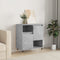 vidaXL - Dressoir - 60x35x70 - cm - bewerkt - hout - betongrijs