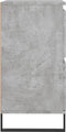 vidaXL - Dressoir - 60x35x70 - cm - bewerkt - hout - betongrijs