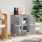 vidaXL - Dressoir - 60x35x70 - cm - bewerkt - hout - betongrijs