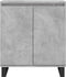 vidaXL - Dressoir - 60x35x70 - cm - bewerkt - hout - betongrijs
