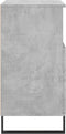 vidaXL - Dressoir - 60x35x70 - cm - bewerkt - hout - betongrijs