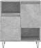 vidaXL - Dressoir - 60x35x70 - cm - bewerkt - hout - betongrijs