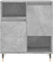 vidaXL - Dressoir - 60x35x70 - cm - bewerkt - hout - betongrijs
