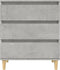 vidaXL - Dressoir - 60x35x70 - cm - bewerkt - hout - betongrijs