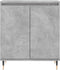 vidaXL - Dressoir - 60x35x70 - cm - bewerkt - hout - betongrijs