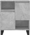 vidaXL - Dressoir - 60x35x70 - cm - bewerkt - hout - betongrijs