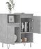 vidaXL - Dressoir - 60x35x70 - cm - bewerkt - hout - betongrijs