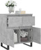 vidaXL - Dressoir - 60x35x70 - cm - bewerkt - hout - betongrijs