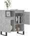 vidaXL - Dressoir - 60x35x70 - cm - bewerkt - hout - betongrijs