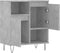 vidaXL - Dressoir - 60x35x70 - cm - bewerkt - hout - betongrijs