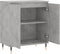 vidaXL - Dressoir - 60x35x70 - cm - bewerkt - hout - betongrijs