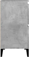 vidaXL - Dressoir - 60x35x70 - cm - bewerkt - hout - betongrijs