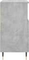 vidaXL - Dressoir - 60x35x70 - cm - bewerkt - hout - betongrijs