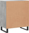 vidaXL - Dressoir - 60x35x70 - cm - bewerkt - hout - betongrijs