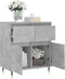 vidaXL - Dressoir - 60x35x70 - cm - bewerkt - hout - betongrijs