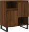vidaXL - Dressoir - 60x35x70 - cm - bewerkt - hout - bruin - eikenkleur