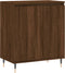 vidaXL - Dressoir - 60x35x70 - cm - bewerkt - hout - bruin - eikenkleur