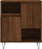 vidaXL - Dressoir - 60x35x70 - cm - bewerkt - hout - bruin - eikenkleur