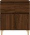 vidaXL - Dressoir - 60x35x70 - cm - bewerkt - hout - bruin - eikenkleur