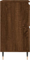 vidaXL - Dressoir - 60x35x70 - cm - bewerkt - hout - bruin - eikenkleur