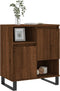 vidaXL - Dressoir - 60x35x70 - cm - bewerkt - hout - bruin - eikenkleur