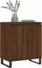 vidaXL - Dressoir - 60x35x70 - cm - bewerkt - hout - bruin - eikenkleur
