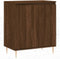vidaXL - Dressoir - 60x35x70 - cm - bewerkt - hout - bruin - eikenkleur