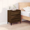 vidaXL - Dressoir - 60x35x70 - cm - bewerkt - hout - bruin - eikenkleur