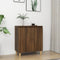 vidaXL - Dressoir - 60x35x70 - cm - bewerkt - hout - bruin - eikenkleur