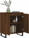 vidaXL - Dressoir - 60x35x70 - cm - bewerkt - hout - bruin - eikenkleur