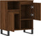 vidaXL - Dressoir - 60x35x70 - cm - bewerkt - hout - bruin - eikenkleur