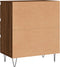 vidaXL - Dressoir - 60x35x70 - cm - bewerkt - hout - bruin - eikenkleur
