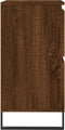 vidaXL - Dressoir - 60x35x70 - cm - bewerkt - hout - bruin - eikenkleur