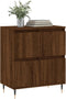 vidaXL - Dressoir - 60x35x70 - cm - bewerkt - hout - bruin - eikenkleur