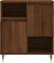 vidaXL - Dressoir - 60x35x70 - cm - bewerkt - hout - bruin - eikenkleur