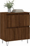 vidaXL - Dressoir - 60x35x70 - cm - bewerkt - hout - bruin - eikenkleur